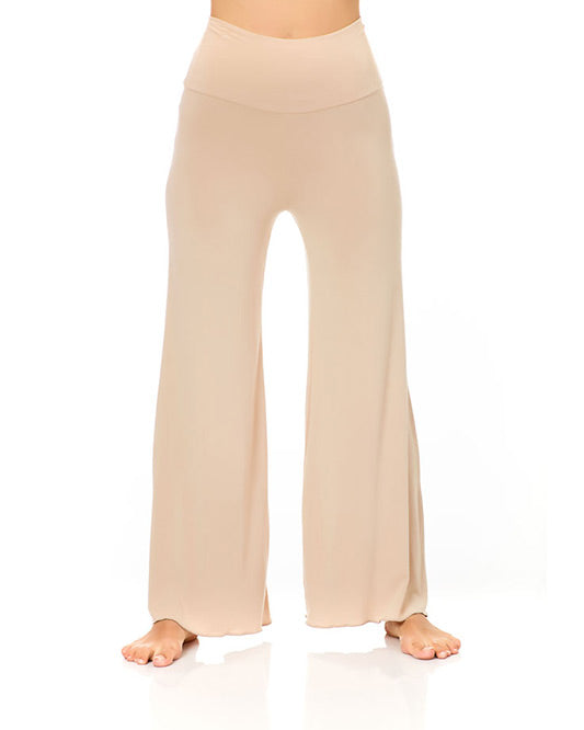 SOLID PALAZZO PANT NATURAL