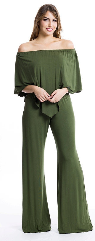 SOLID 3-WAY JUMPSUITS