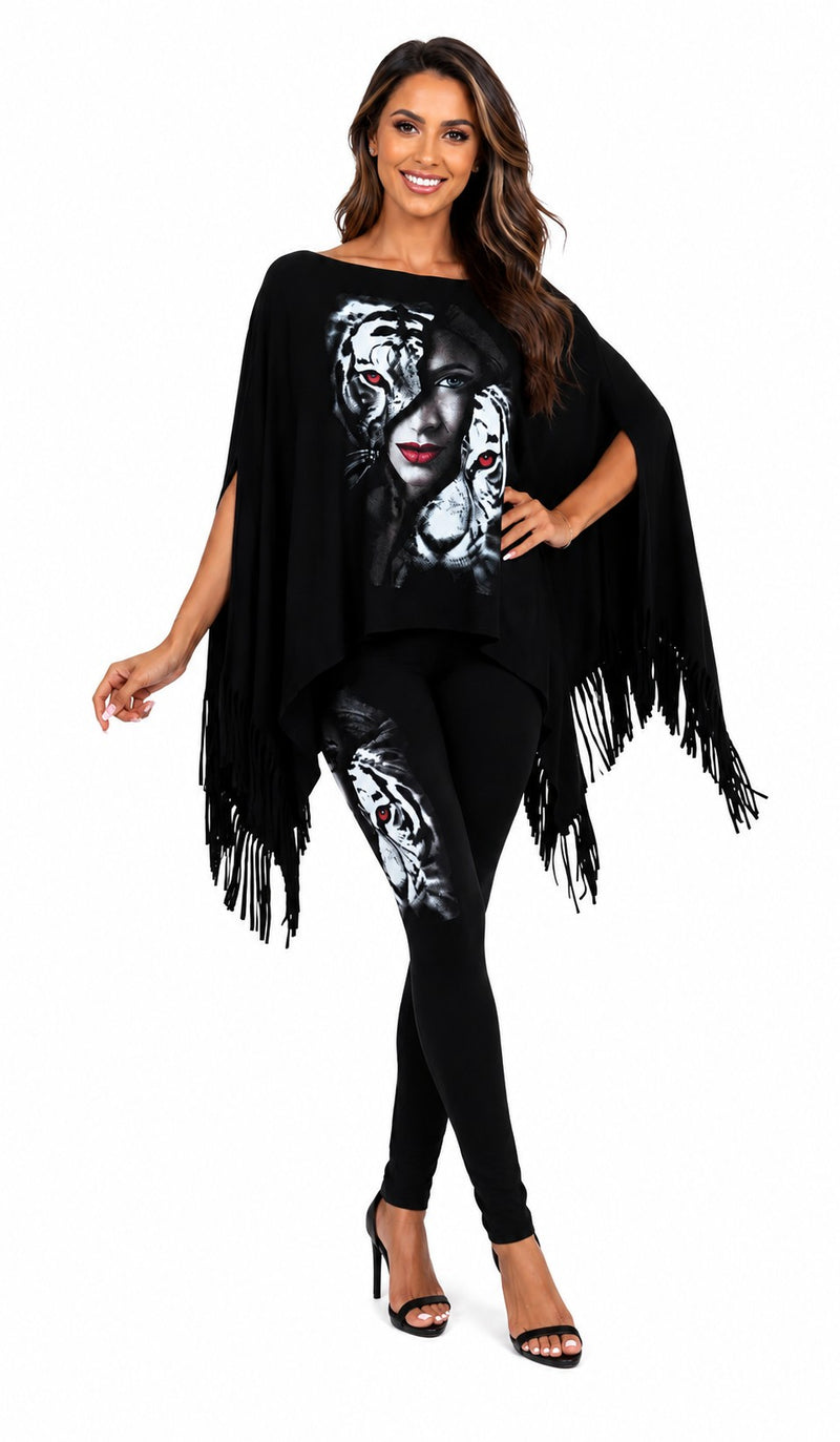 KOKOMO UNLIMITED QUEEN FRINGED SCARF