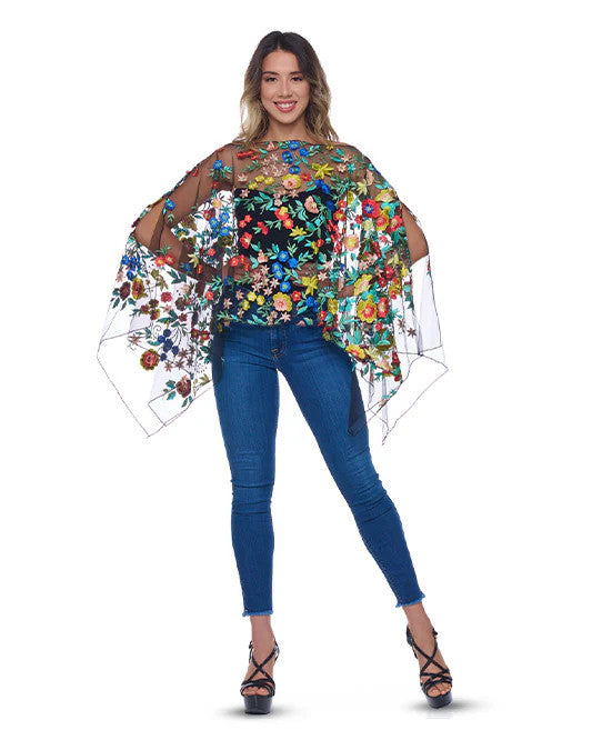 KOKOMO UNLIMITED 3D FLORAL BLISS 7-WAY SCARF