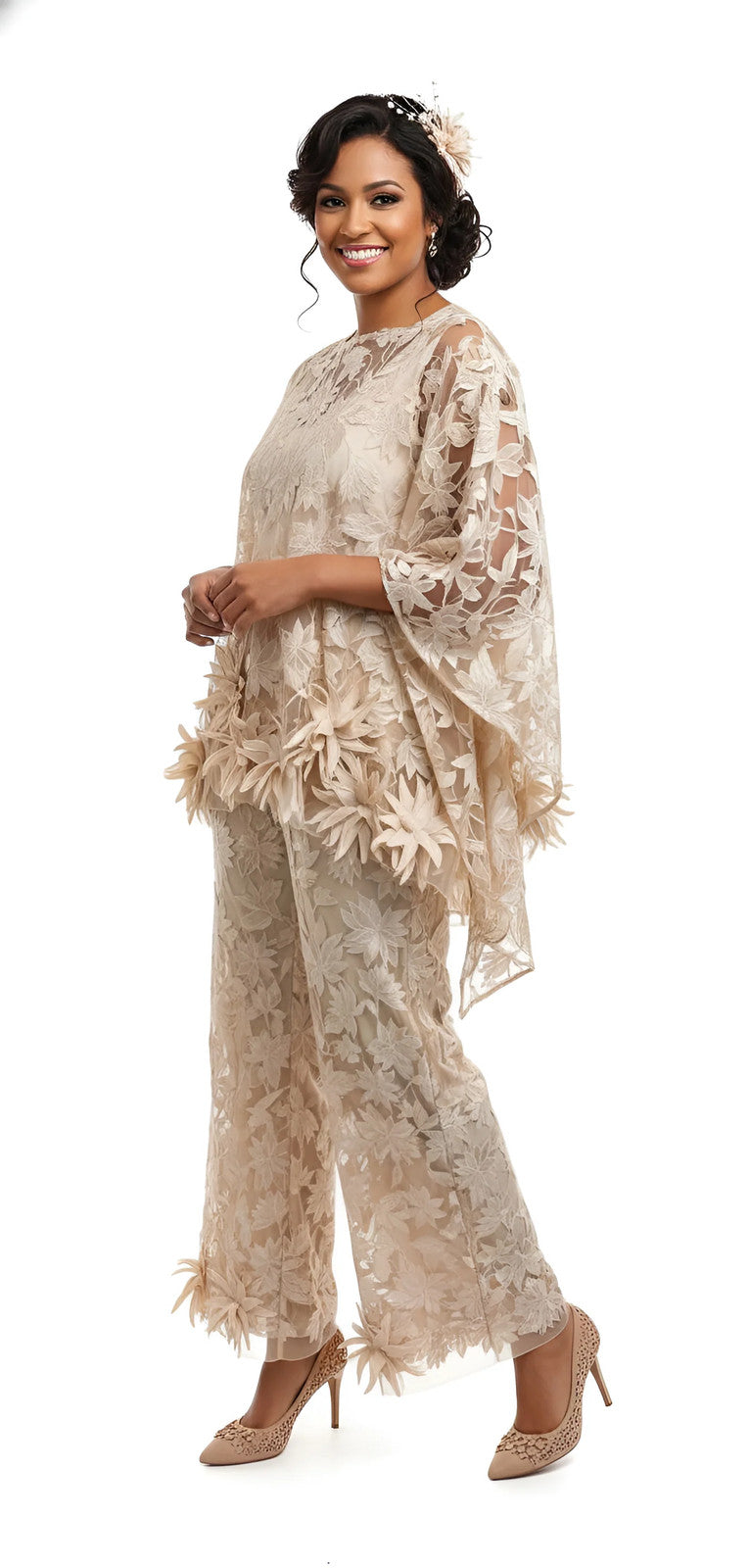 KOKOMO UNLIMITED GOLDEN BLOOM 7-WAY SCARF