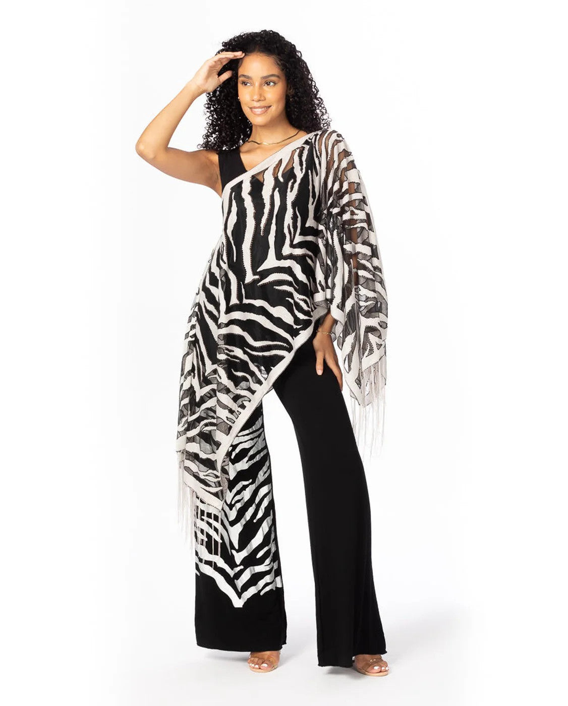 KOKOMO UNLIMITED TIGER 7-WAY SCARF 2PC PANT SET