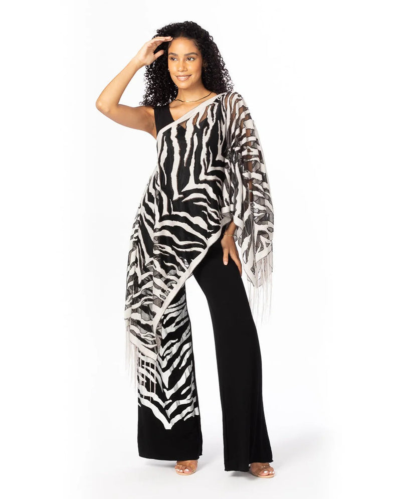KOKOMO UNLIMITED TIGER 7-WAY SCARF 2PC PANT SET