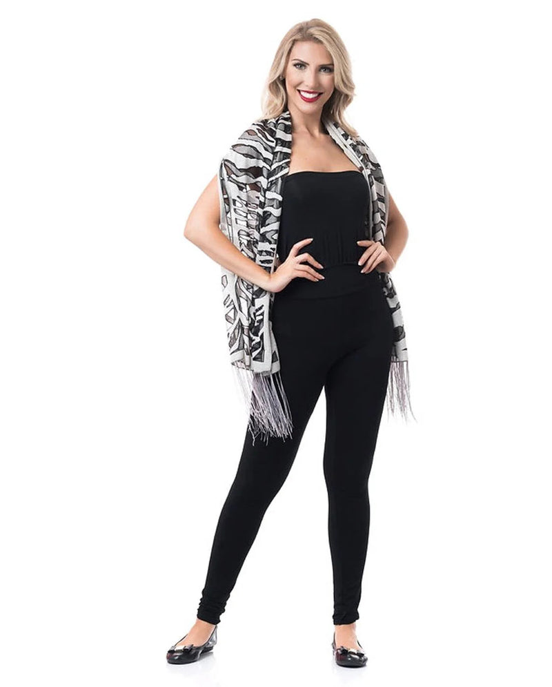 KOKOMO UNLIMITED TIGER 7-WAY SCARF 2PC PANT SET
