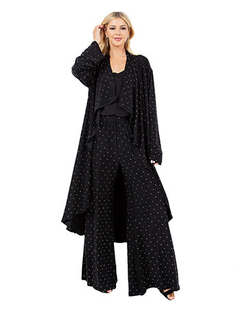 JEWEL RHINESTUD PALAZZO PANT