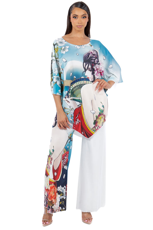 LOVE IN TOKYO V-POINT TUNIC