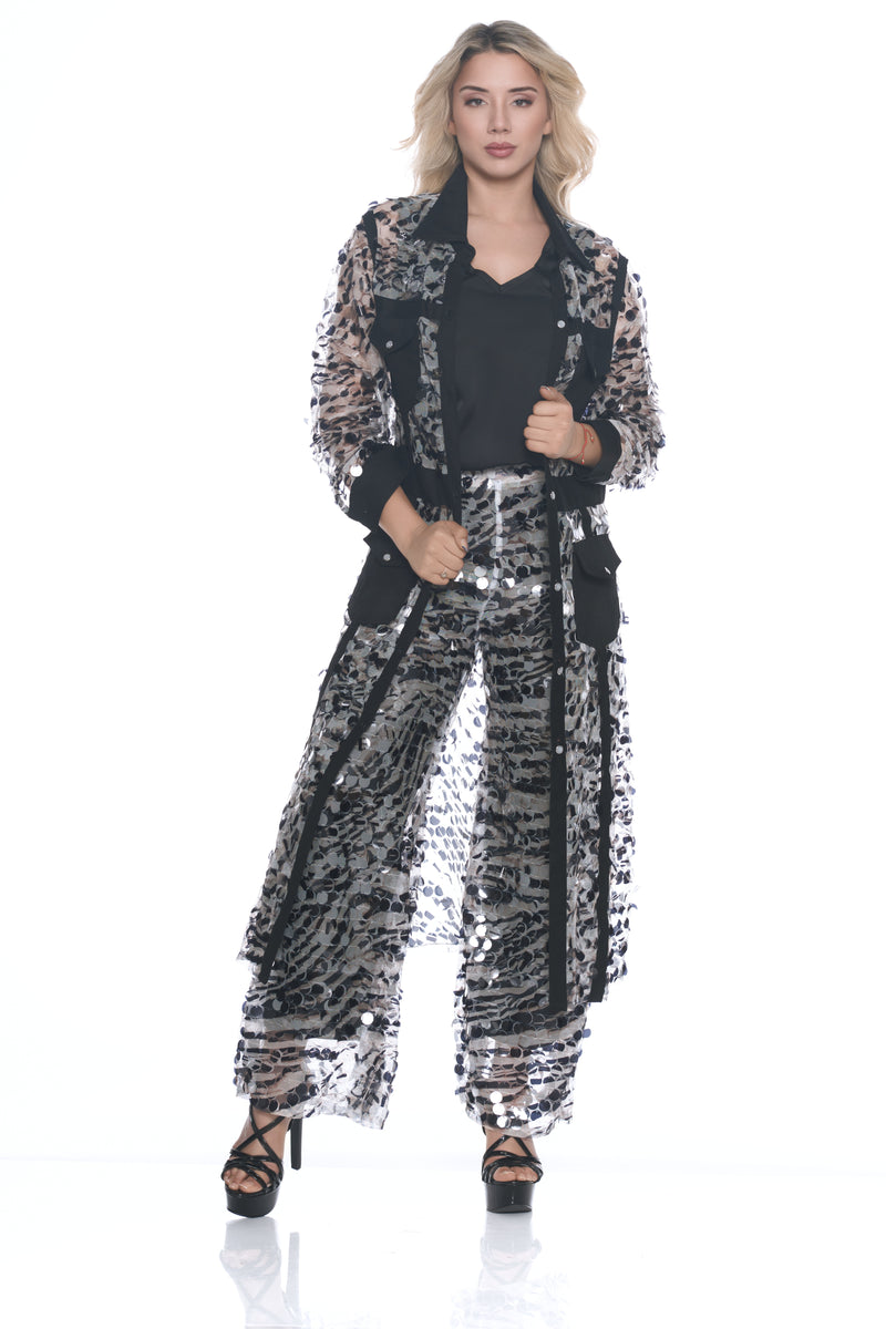 SAFARI ZEBRA DUSTER JACKET