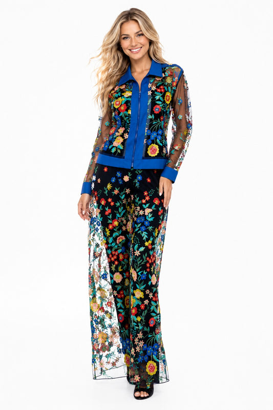 3D FLORAL BLISS SHORT JACKET