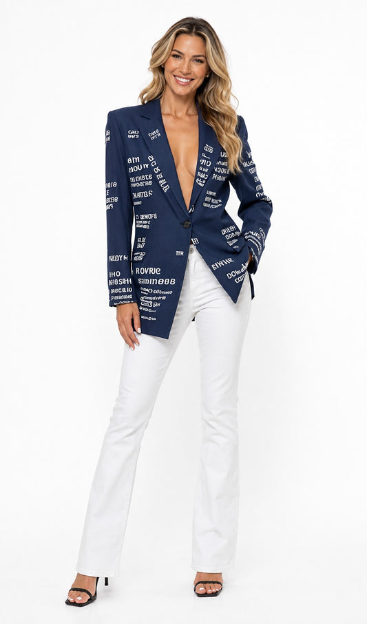 TRAVEL DENIM BLAZER