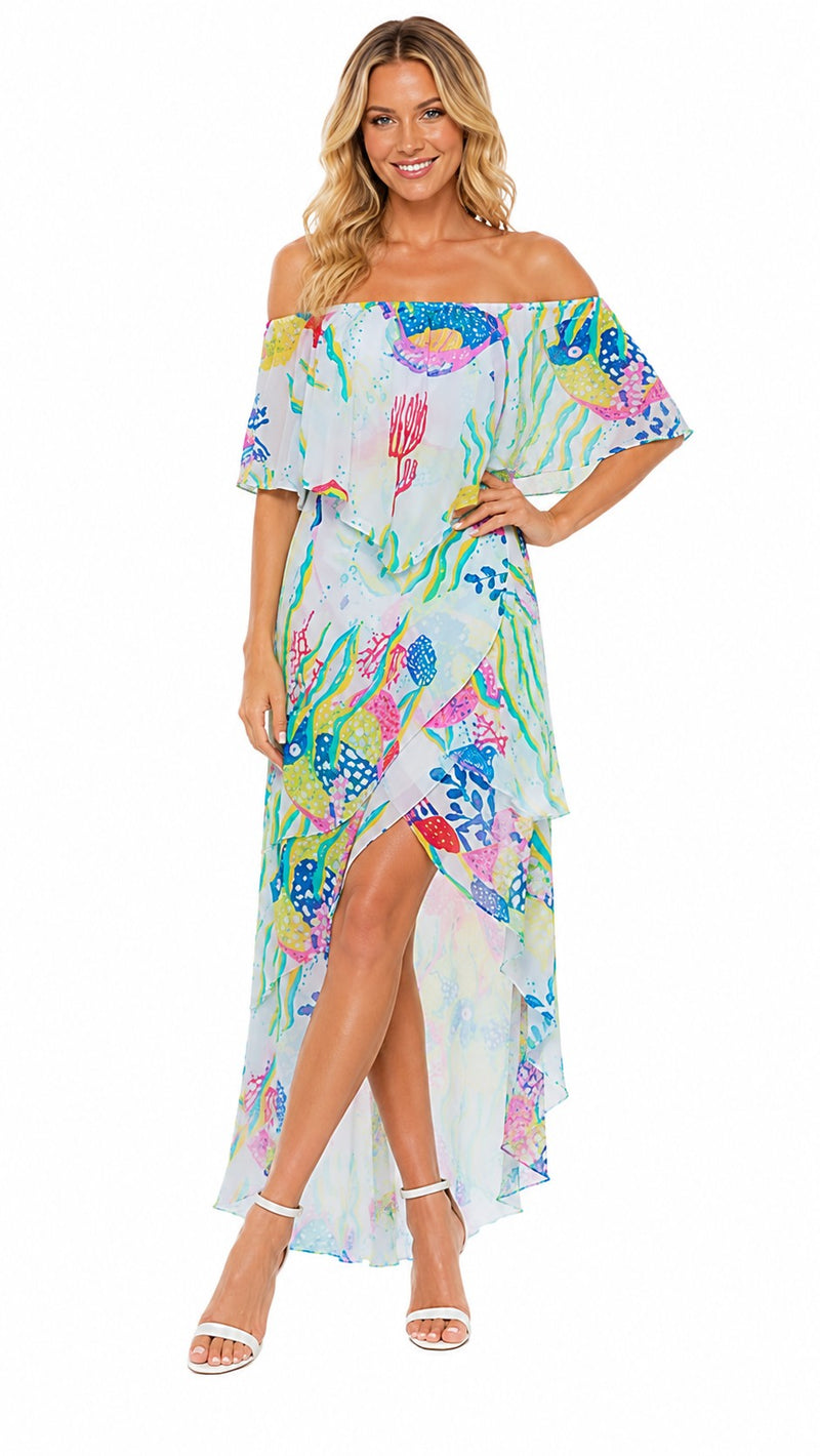 MESH KOI FISH 3 TIERED SKIRT
