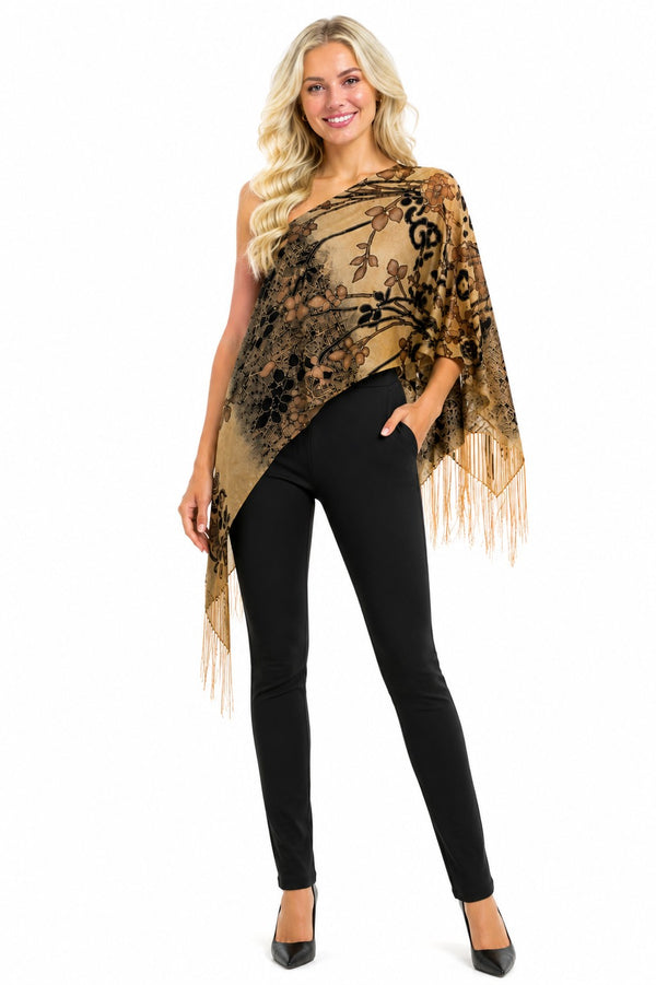 SCROLL FLOWER 7-WAY SCARF