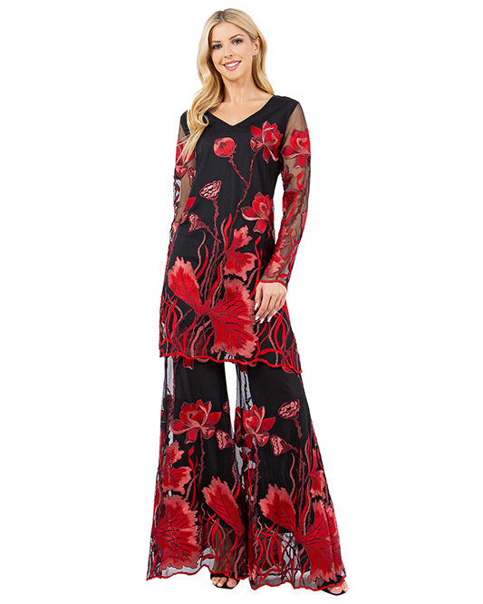3D FANTASY LONG SLEEVE TUNIC TOP