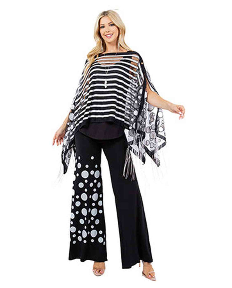 KOKOMO UNLIMITED DOTS & STRIPES 7-WAY SCARF-GOLD