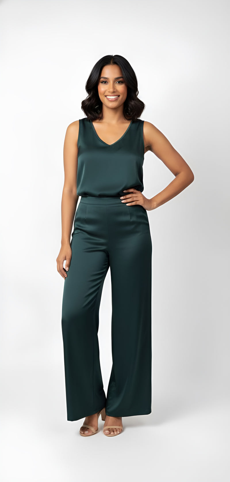 SATIN 2PC TANK-PANT