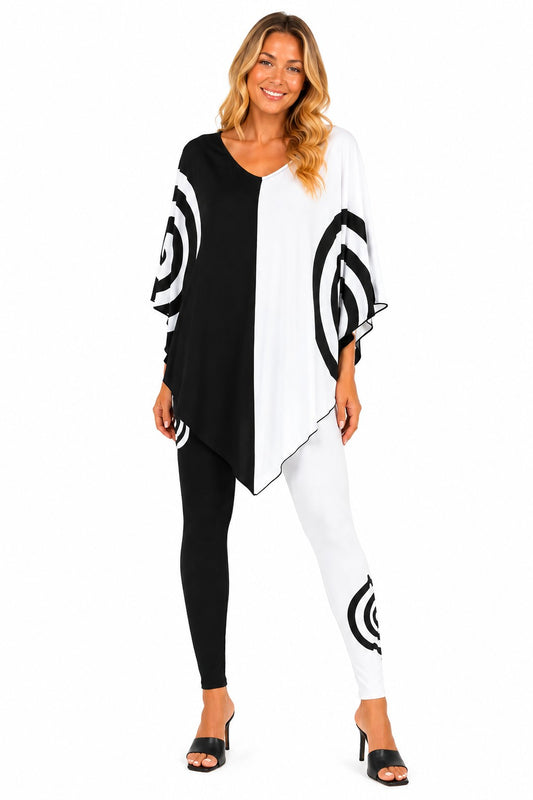 SPIRAL2 V-POINT TUNIC TOP