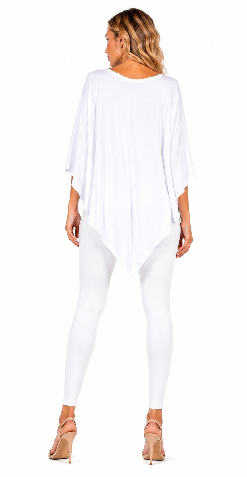 MULTI SPIRAL V-POINT TUNIC TOP