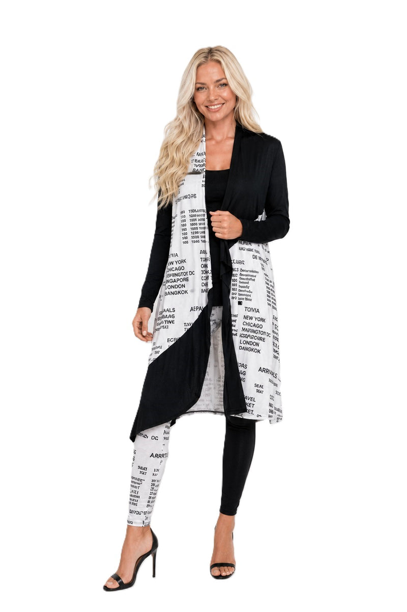 TRAVEL COLOR BLOCK  DUSTER