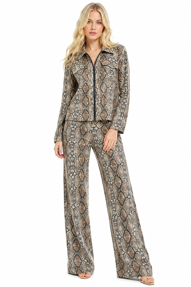 LONG SLEEVE  SEQUIN-FOIL SHORT JACKET