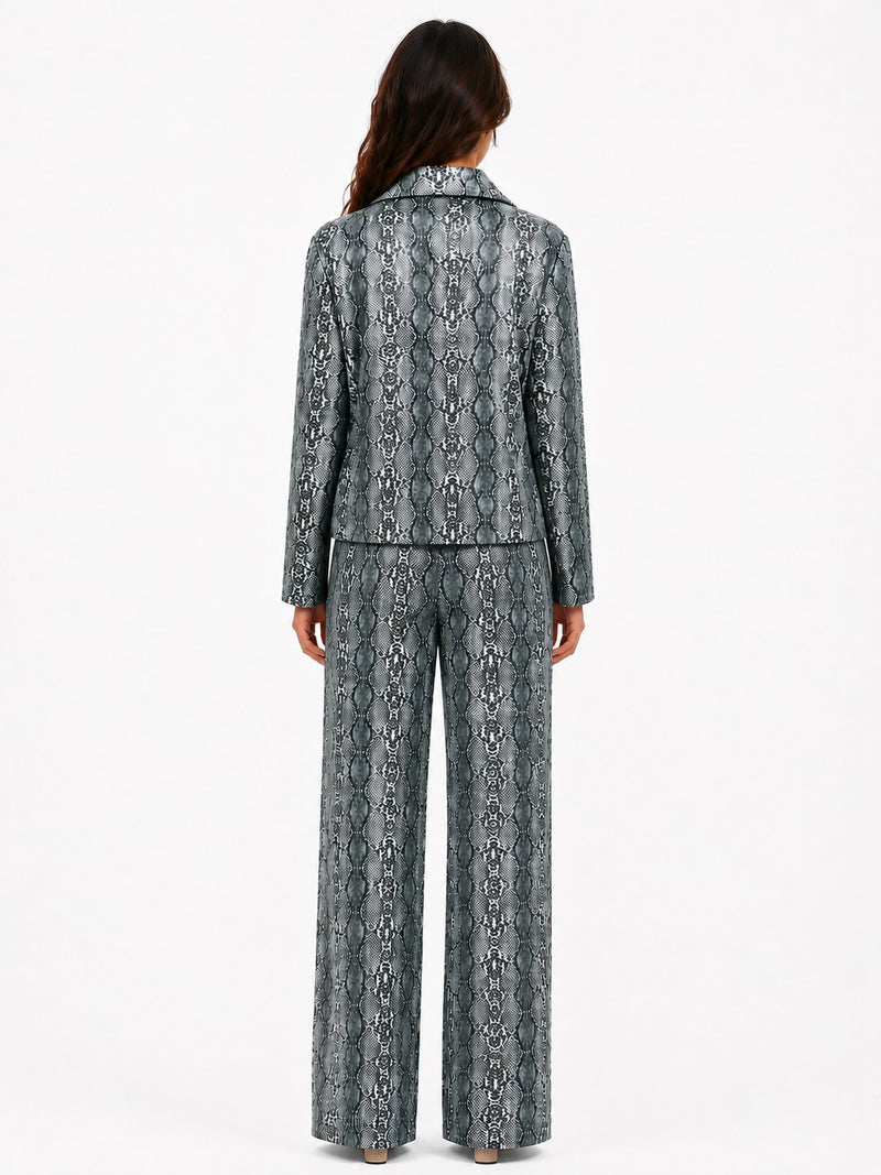 SEQUIN-FOIL PALAZZO PANTS