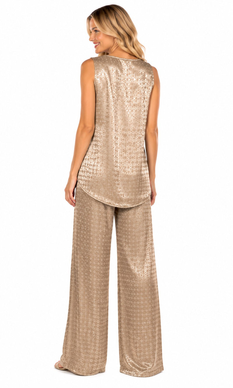 LONG SLEEVE GOLD DOT TO DOT TANK TOP