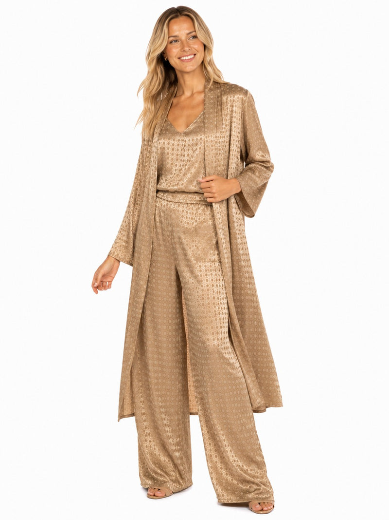 LONG SLEEVE GOLD DOT TO DOT CARDIGAN JACKET