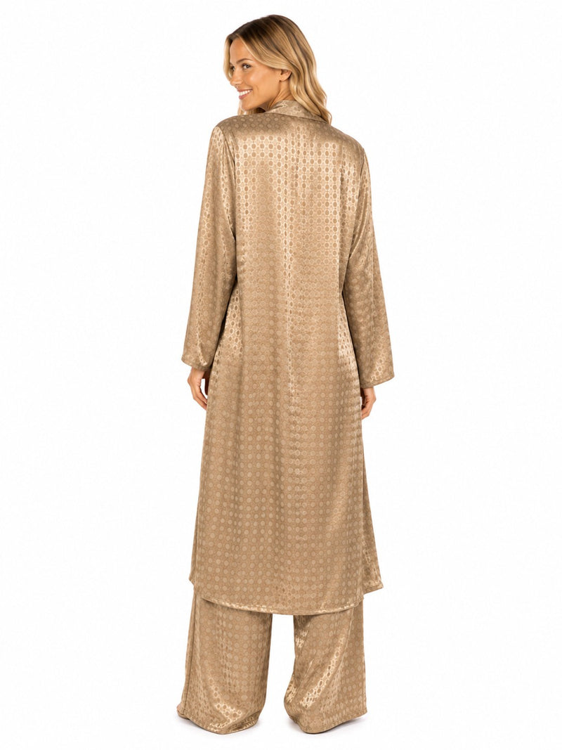 LONG SLEEVE GOLD DOT TO DOT CARDIGAN JACKET