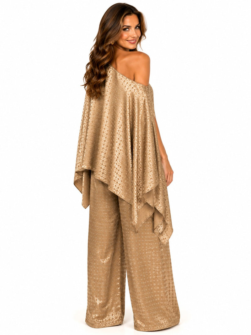 7 WAY GOLD DOT TO DOT SCARF