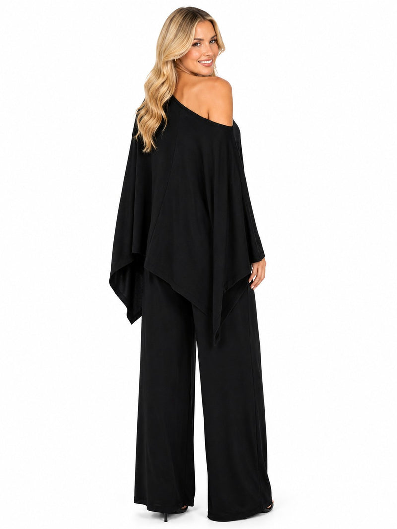 RHINESTONE  7-WAY SPLASH V-POINT TUNIC
