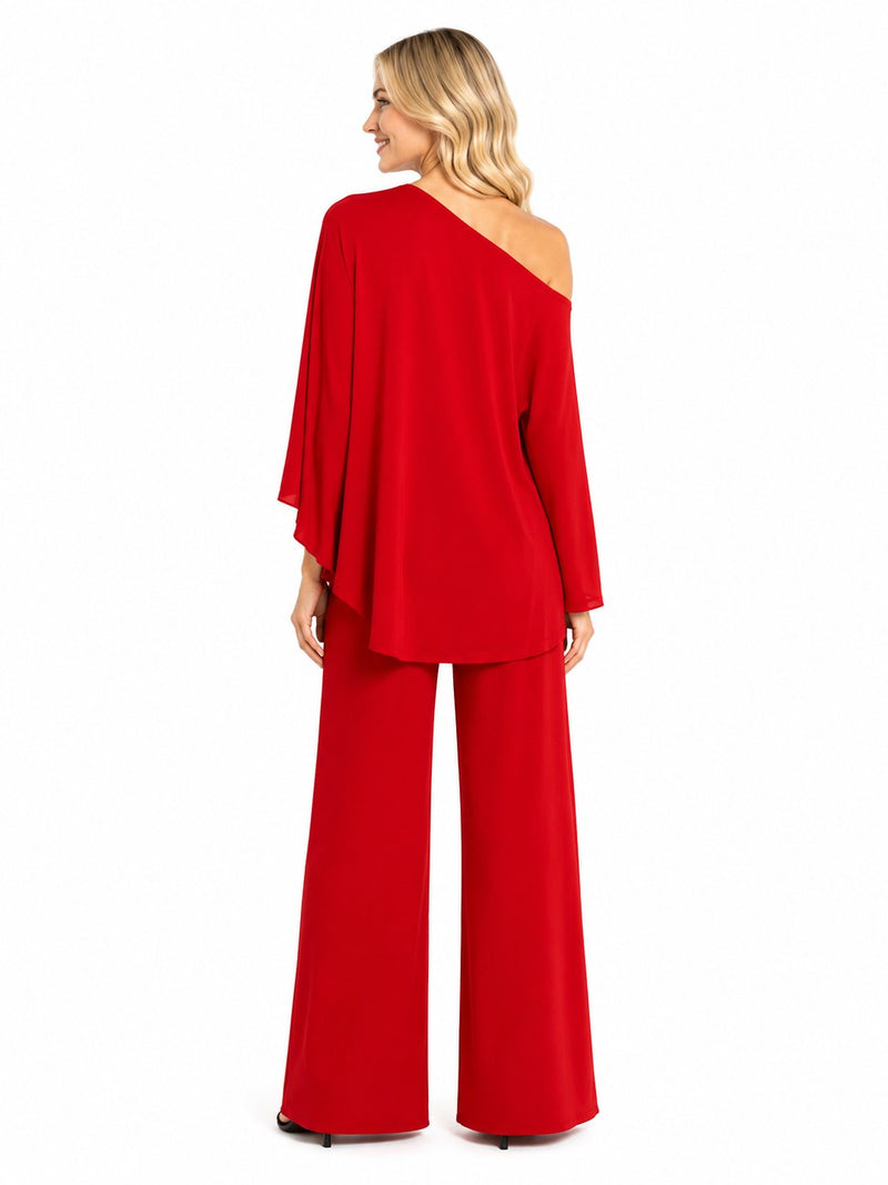 RHINESTONE  7-WAY SPLASH V-POINT TUNIC