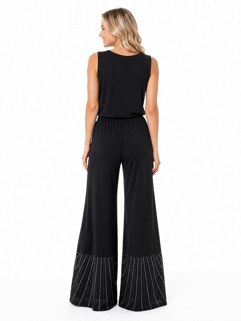 MESH RHINESTONE PANT