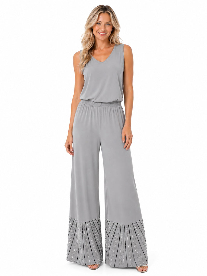 MESH RHINESTONE PANT