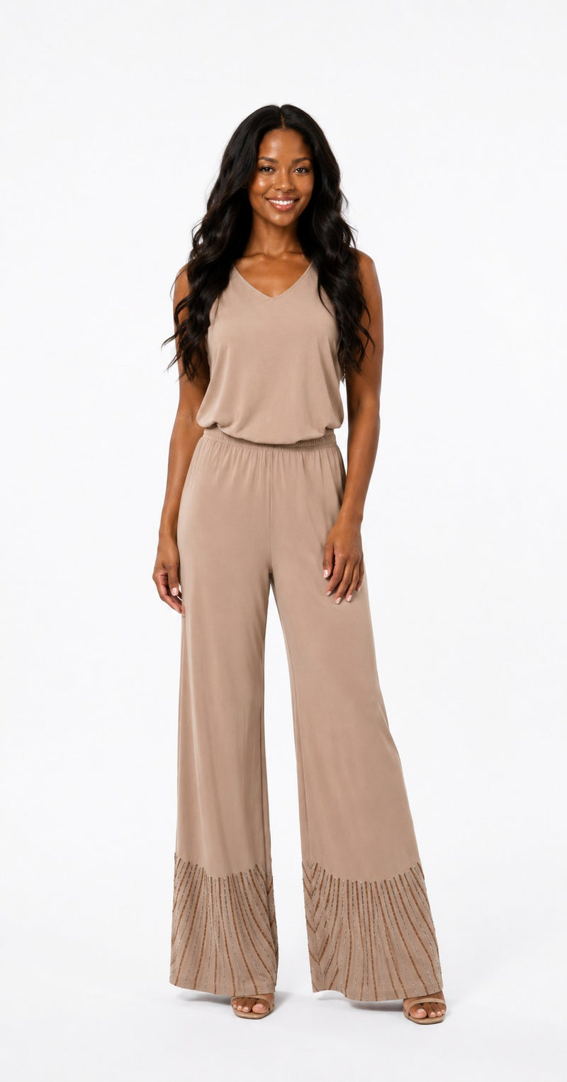 MESH RHINESTONE PANT