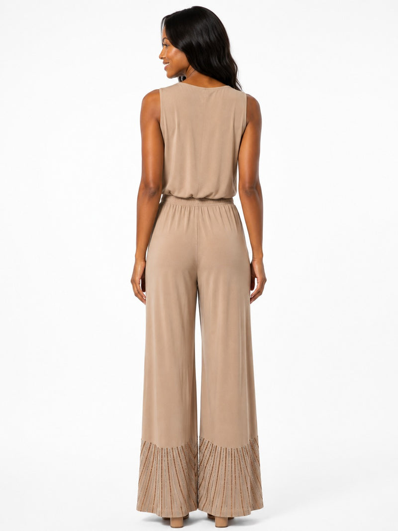 MESH RHINESTONE PANT
