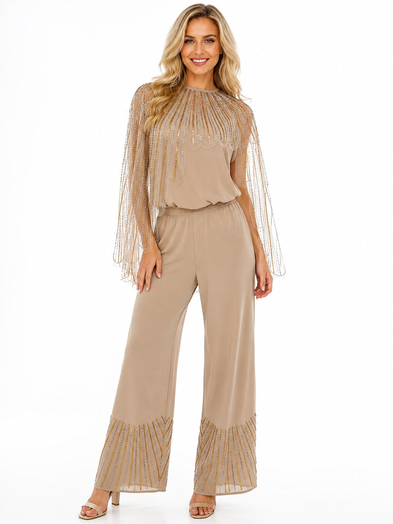 MESH RHINESTONE PANT