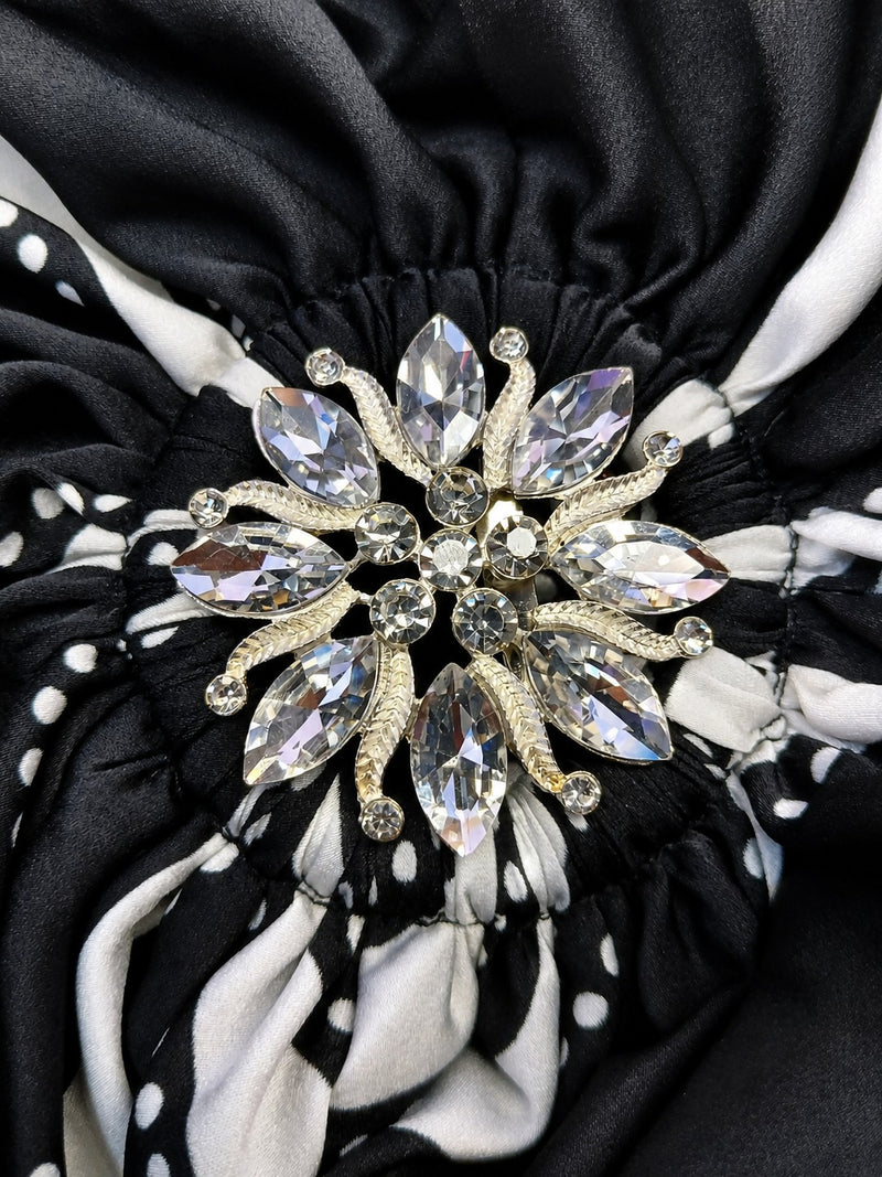 SYMMETRY JEWELED ONE/SIZE CAFTAN DRESS