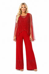 MESH RHINESTONE PANT