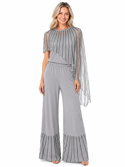 MESH RHINESTONE PANT