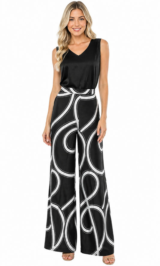 SYMMETRY PALAZZO PANTS