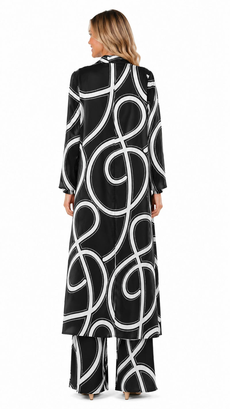 LONG SLEEVE DUSTER JACKET