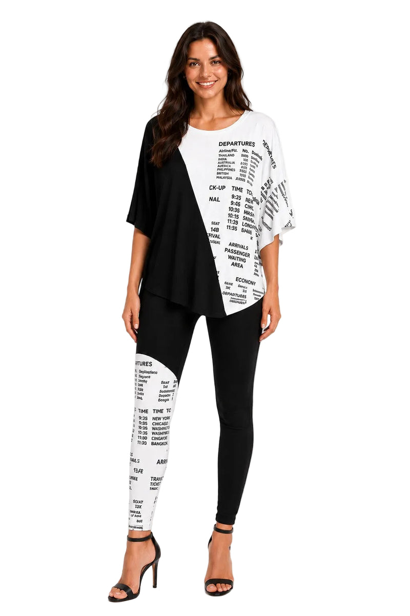 TRAVEL COLOR BLOCK LEGGINGS