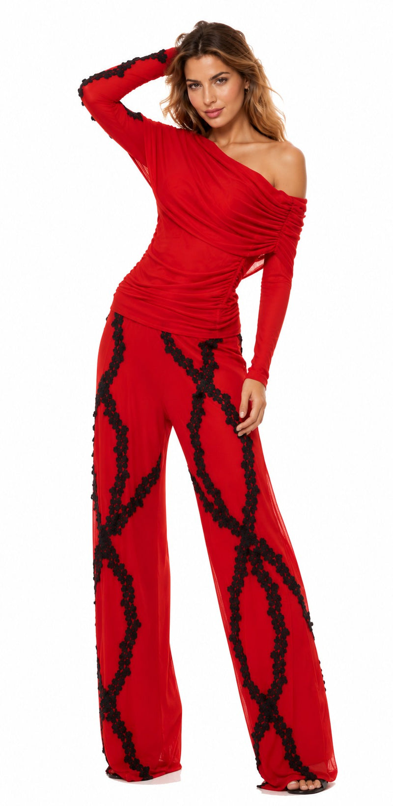 FLORAL FANTASY PALAZZO PANT