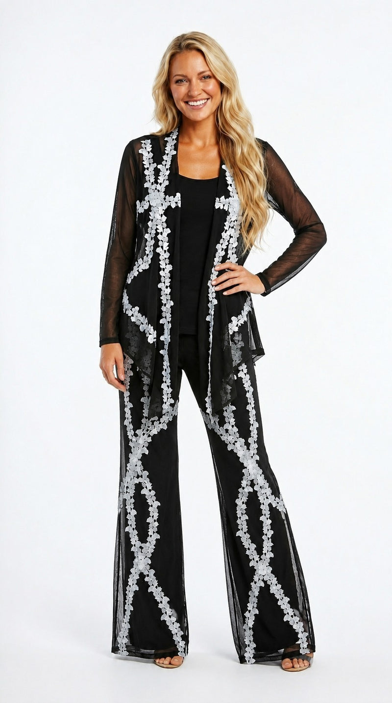 FLORAL FANTASY SHAWL JACKET