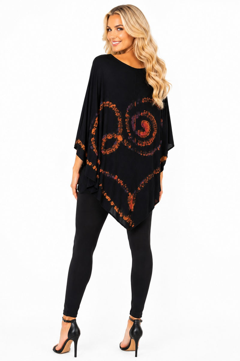 QUEEN OF HEARTS V-POINT TUNIC TOP