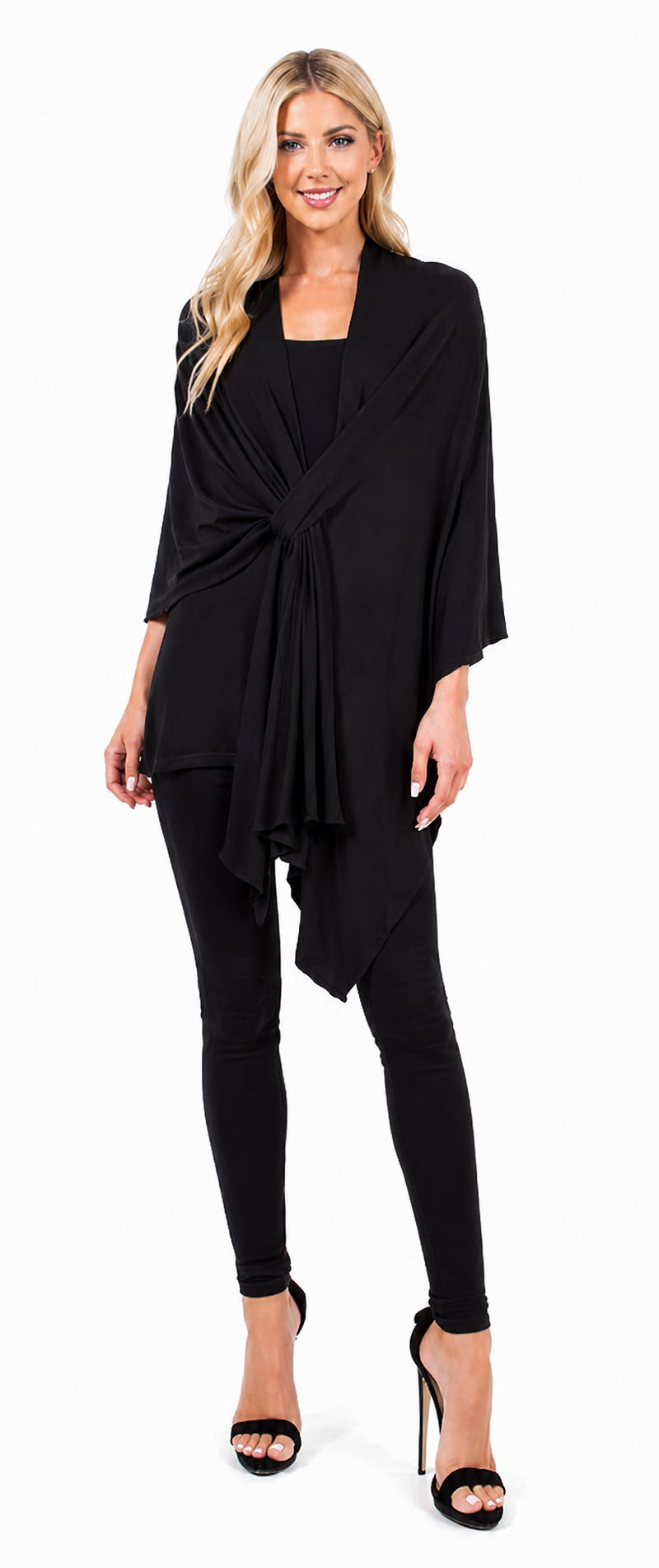 WOMAN SHAWL WRAP JACKET